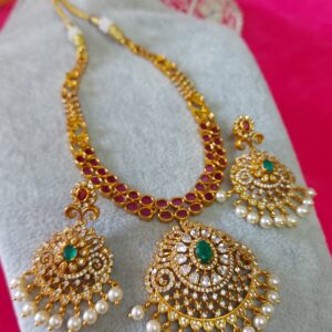 Beautiful Necklace Set stone studded necklace imitation jewellery