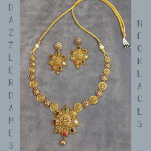 Temple Jewellery necklace with earrings